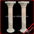 Natural stone driveway pillars